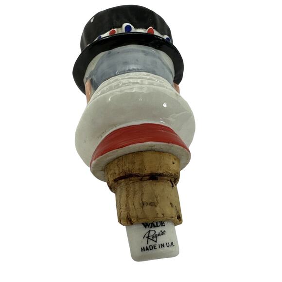 Wade Reglor Scotch Whiskey Bottle Stopper‎ Ceramic Figural Decanter Cork - Picture 2 of 9